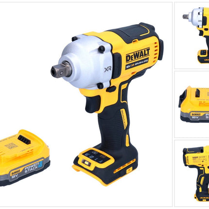 DeWalt DCF 892 N Akku Schlagschrauber 18 V 812 Nm 1/2" Brushless + 1x Powerstack Akku 1,7 Ah - ohne Ladegerät