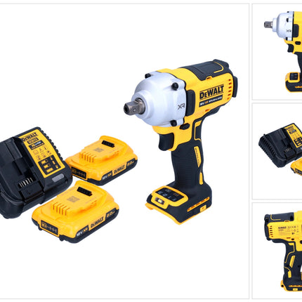Avvitatore a impulsi a batteria DeWalt DCF 892 D2 18 V 812 Nm 1/2" brushless + 2x batteria ricaricabile 2,0 Ah + caricatore