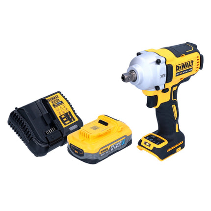 Avvitatore a impulsi a batteria DeWalt DCF 892 H1 18 V 812 Nm 1/2" senza spazzole + 1x batteria Powerstack 5,0 Ah + caricatore