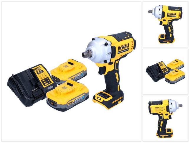 DeWalt DCF 892 H2 cordless impact wrench 18 V 812 Nm 1/2" brushless + 2x Powerstack battery 5.0 Ah + charger