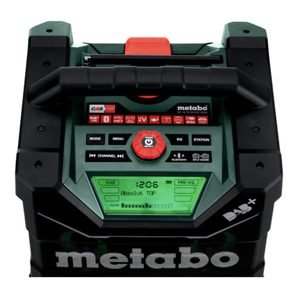 Metabo RC 12 18 32 W BT DAB+ radio da cantiere cordless 12 - 18 V IP 54 ( 600779850 ) - senza batteria, senza caricabatterie