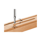 Fresa de ranurar Festool HW S8 D3/6 3 x 6 x 45 x 8 mm ( 490952 ) para fresadora OF 900, OF 1000, OF 1010, OF 1010 R, OF 1400, OF 2000, OF 2200