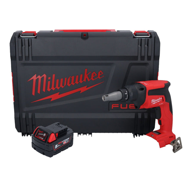 Milwaukee M18 FSG-501X cordless drywall screwdriver 18 V 13 Nm brushless + 1x rechargeable battery 5.0 Ah + HD box - without charger