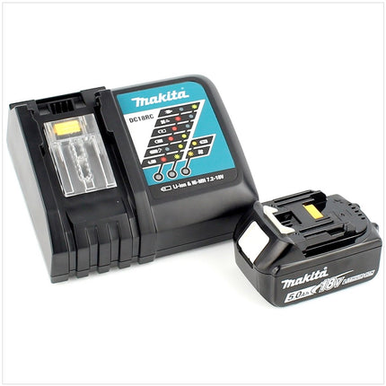 Makita DJR 186 18 V Li-ion Akku Recipro Säbelsäge im Stanley Koffer mit 1 x BL 1850 B 5,0 Ah Akku und Ladegerät - Toolbrothers