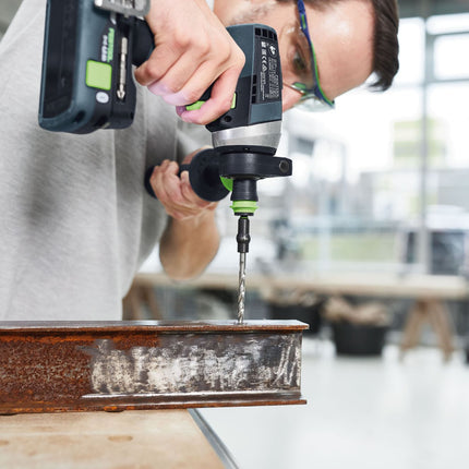 Festool HSS D 5/52 CE/M-Set Spiralbohrer ( 493425 ) für Festool Akku-Bohrschrauber und Akku-Schlagbohrschrauber mit FastFix Aufnahme und Werkzeugfutter WH-CE CENTROTEC