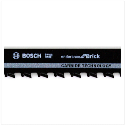 Bosch 5x Säbelsägeblatt S 1543 HM 240mm / 9" zum Sägen in Ziegelstein, Porenbeton, Zementstoffe SET - Toolbrothers