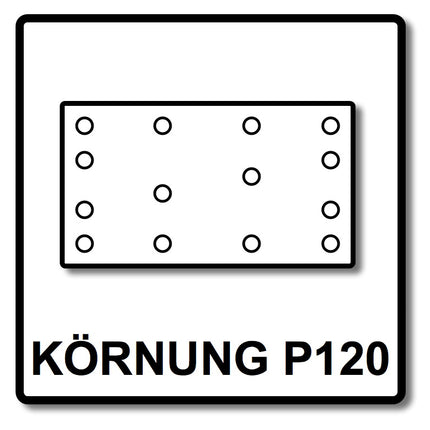 Festool Granat STF 80x133 P120 Net/50 Abrasif maillé - 50 pcs. (203287)