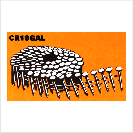 Bostitch CR19GAL Galvanisierte Dachpappnagel 3.05-19 GAL8 7.2M 3/4" / 19 mm glatt - 7200 Stück - Toolbrothers