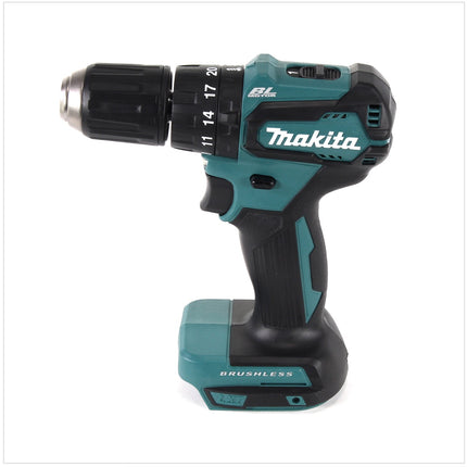 Makita DHP 483 RT1J 18 V Li-Ion Brushless Perceuse visseuse à percussion sans fil avec boîtier Makpac + 1x Batterie BL 1850 5,0 Ah + Chargeur DC18RC