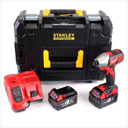 Milwaukee M18 BID 402C 18 V Li-Ion Akku Schlagschrauber + 2 x 4 Ah Akku + Ladegerät im TStak Koffer - Toolbrothers