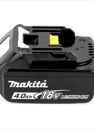 Makita DGA 504 M1J Mini-Amoladora inalámbrica 125 mm 18 V en Makpac 3 + 1x Batería BL 1840 4,0 Ah ( Sin cargador )